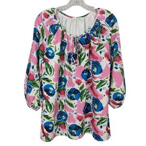 Vibrant Floral Women's Blouse